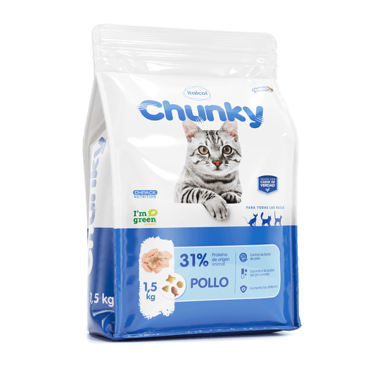 Alimento Chunky para Gato Adulto sabor a Pollo