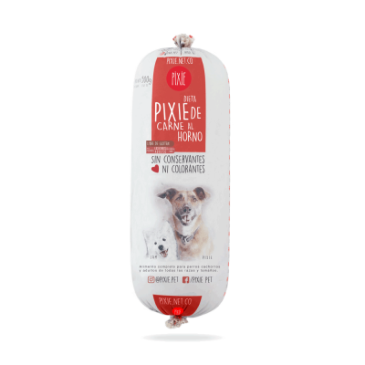 Alimento Congelado Pixie para Perro Sabor Carne Barf Dieta Horneada