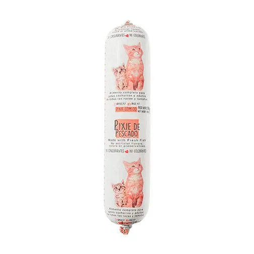Alimento Congelado Pixie para Gato Pescado Barf Dieta Horneada
