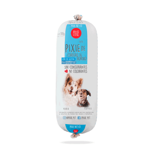 Alimento Congelado Pixie para Perro Sabor Cordero Barf Dieta Horneada