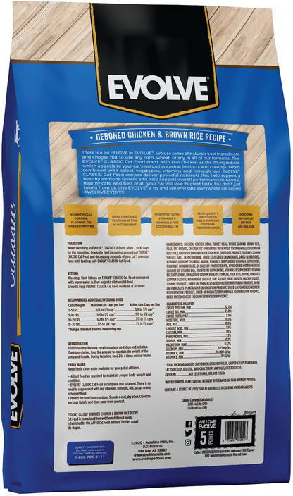 Alimento Evolve Classic para Gato Adulto Sabor a Pollo