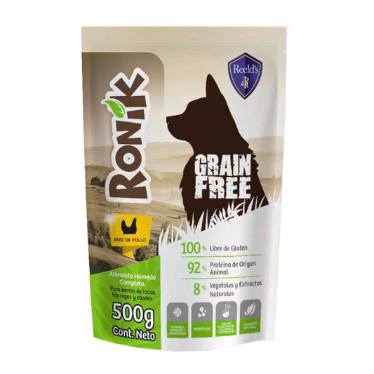 Alimento Húmedo Reelds Ronik Grain Free Sabor Pollo para Perro