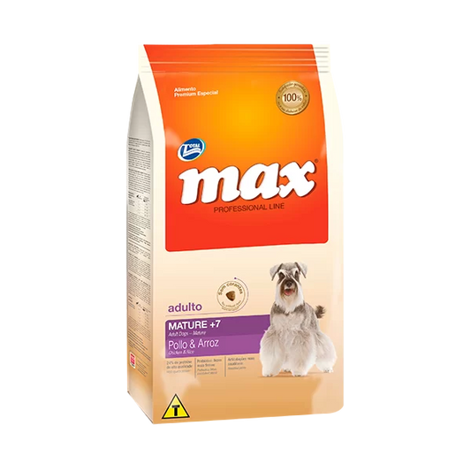 Alimento Max Professional Line Mature para Perro Adulto Mayor Senior 7+ sabor a Pollo