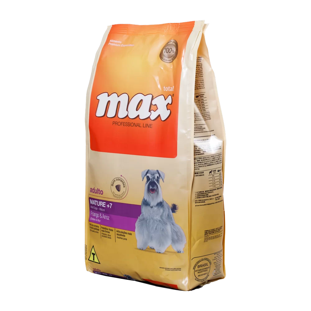 Alimento Max Professional Line Mature para Perro Adulto Mayor Senior 7+ sabor a Pollo