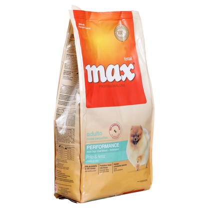 Alimento Max Professional Line Performance para Perros Adultos Razas pequeñas sabor a Pollo