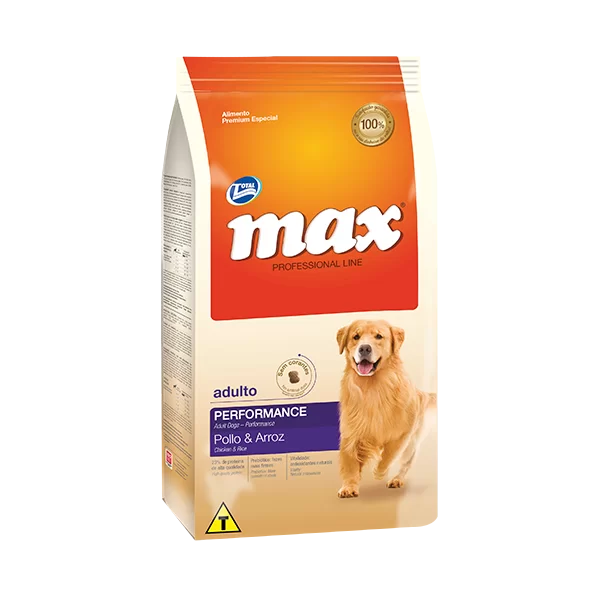 Alimento Max Professional Line Performance para Perros Adultos sabor a Pollo