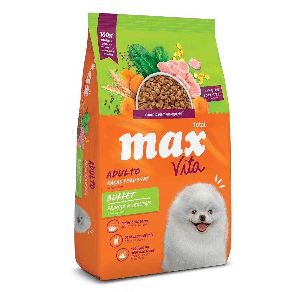 Alimento Max Vita Buffet Perro Adulto Razas Pequeñas Sabor a Pollo