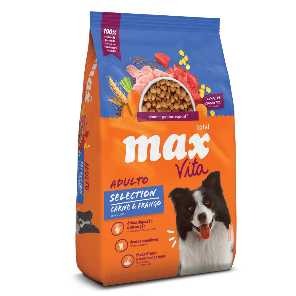 Alimento Max Vita Selection Perro Adulto sabor Carne y Pollo