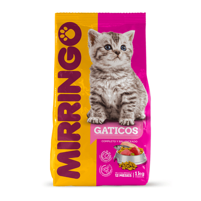 Alimento Mirringo Kitten para Gato Gatitos