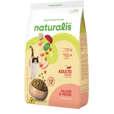 Alimento Naturalis para Gato Adulto Castrado sabor a Salmón y Frutas