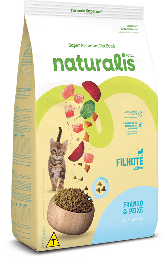 Alimento Naturalis Filhote para Gato Gatito sabor a Pescado y Pollo