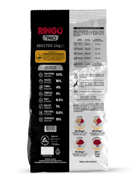Alimento Ringo +Pro para Perro Adulto de Todas las Razas