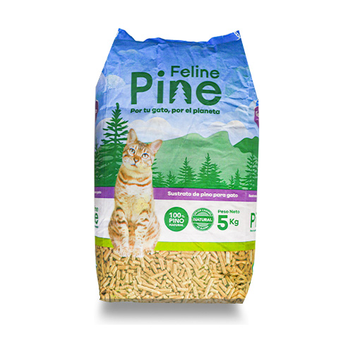 Aseo Arena Ecológica Feline Pine para Gatos