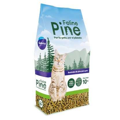 Aseo Arena Ecológica Feline Pine para Gatos