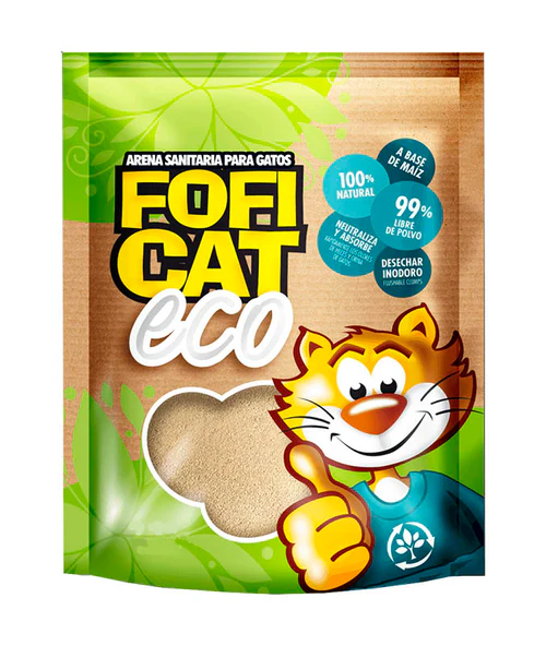 Aseo Arena Foficat Eco para Gatos Ecológica