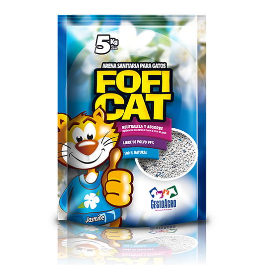 Aseo Arena Foficat para Gatos Rosas Jazmin