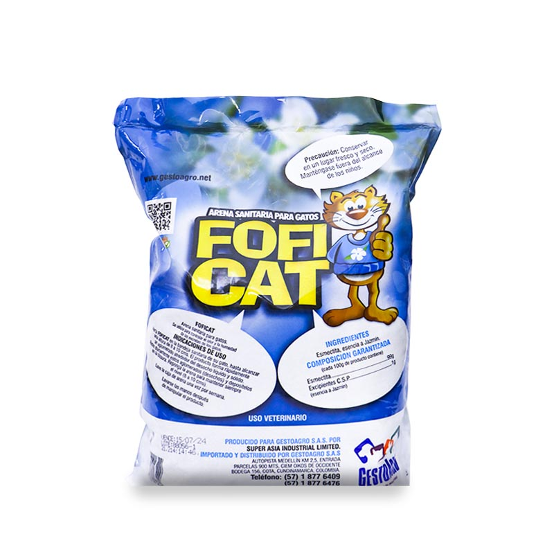 Aseo Arena Foficat para Gatos Rosas Jazmin