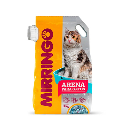 Aseo Arena Mirringo para Gatos