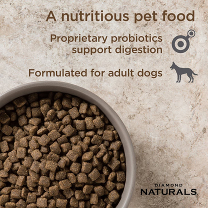 Alimento Diamond Naturals Cordero y Arroz para Perros Adultos