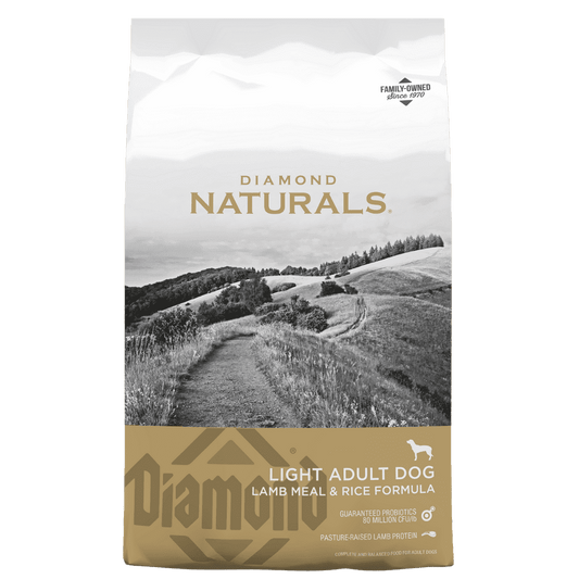 Alimento Diamond Naturals Cordero y Arroz Light Perros Adultos