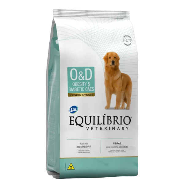 Alimento Equilibrio Veterinary O&D Obesity & Diabetic para Perro Adulto de Todas las Razas