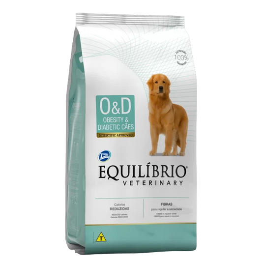 Alimento Equilibrio Veterinary O&D Obesity & Diabetic para Perro Adulto de Todas las Razas