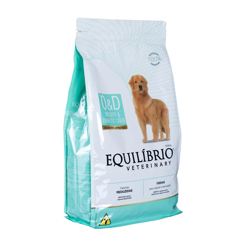 Alimento Equilibrio Veterinary O&D Obesity & Diabetic para Perro Adulto de Todas las Razas
