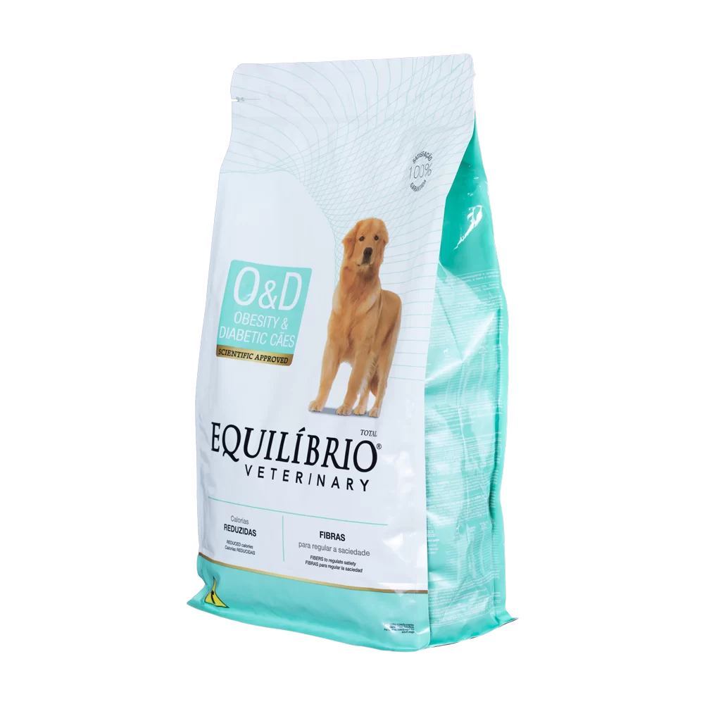 Alimento Equilibrio Veterinary O&D Obesity & Diabetic para Perro Adulto de Todas las Razas