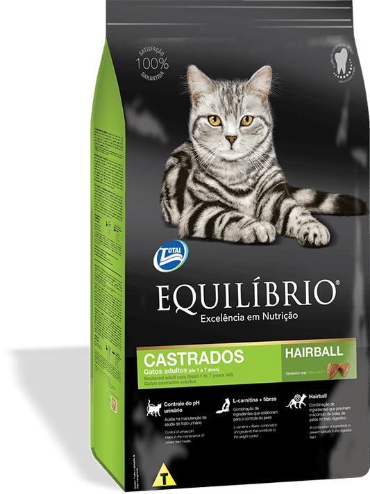 Alimento Equilibrio para Gato Adulto Castrado