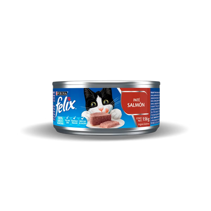Alimento Húmedo Felix Paté Salmón para Gatos Adultos