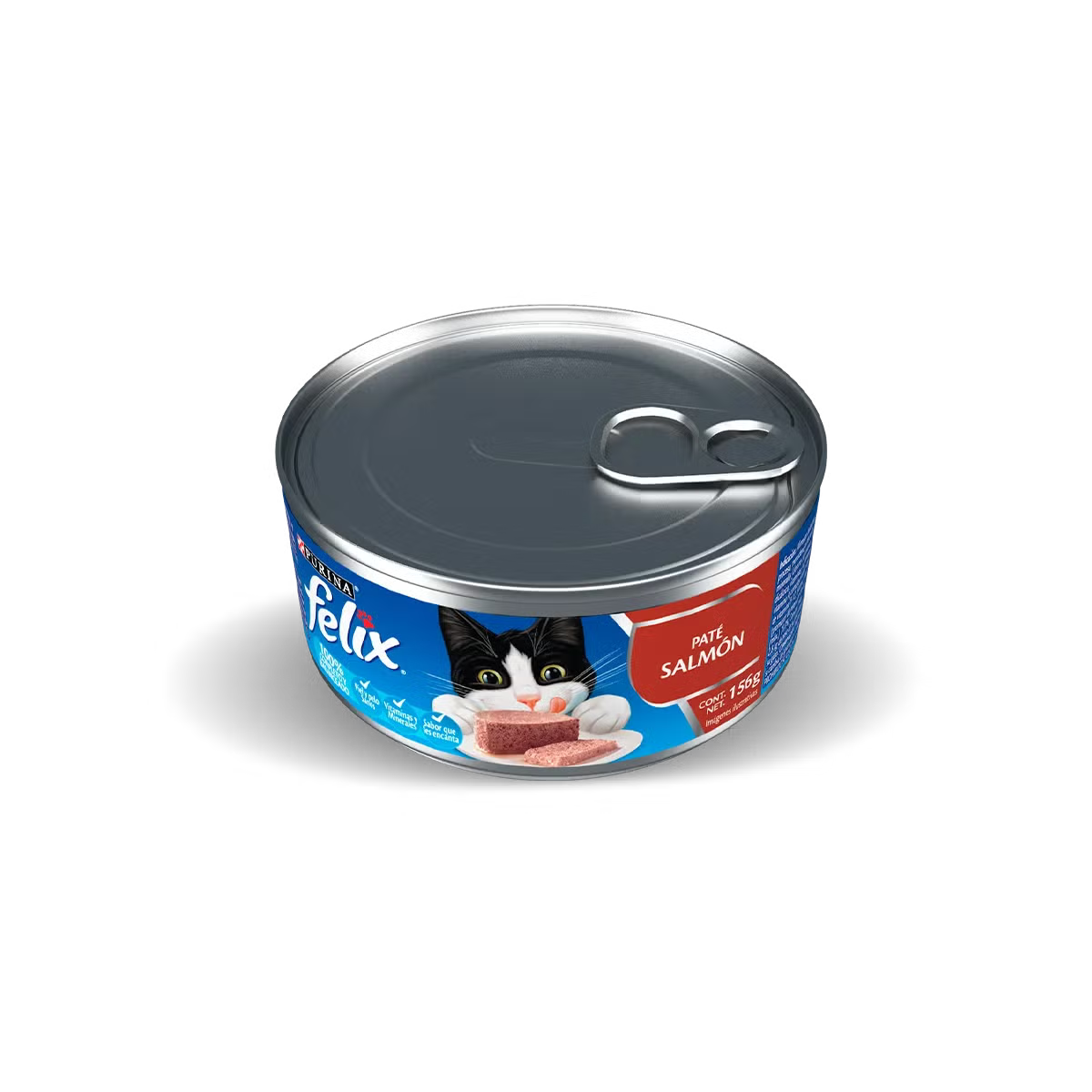 Alimento Húmedo Felix Paté Salmón para Gatos Adultos