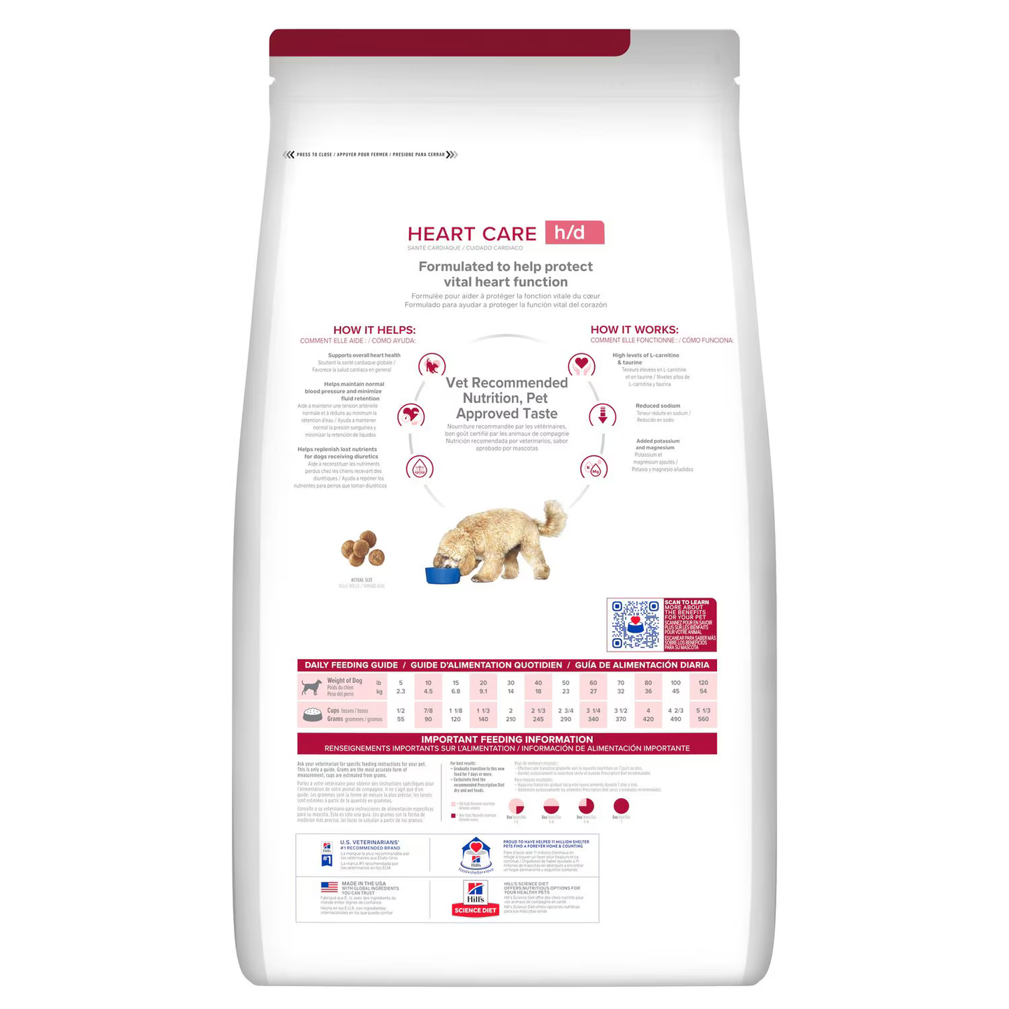 Alimento Hills HD Heart Care para Perro Adulto