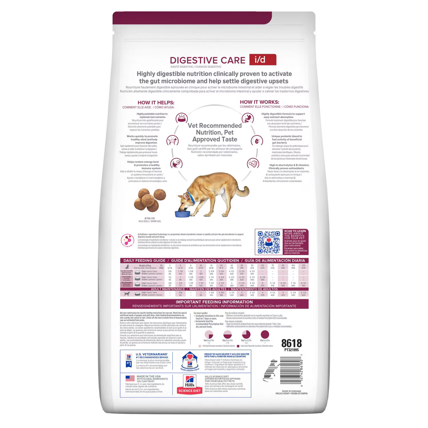Alimento Hills I/D Digestive para Perro Adulto