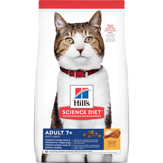 Alimento Hills Adult 7+ Para Gatos Adultos Mayores Senior