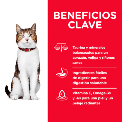 Alimento Hills Adult 7+ Para Gatos Adultos Mayores Senior