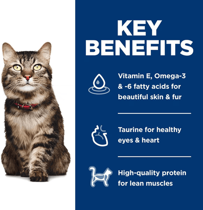 Alimento Hills Hairball Control 7+ de Pelo para Gato Adulto Senior