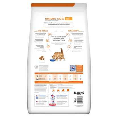 Alimento Hills Urinary Care C/D Multicare Para Gatos Adultos
