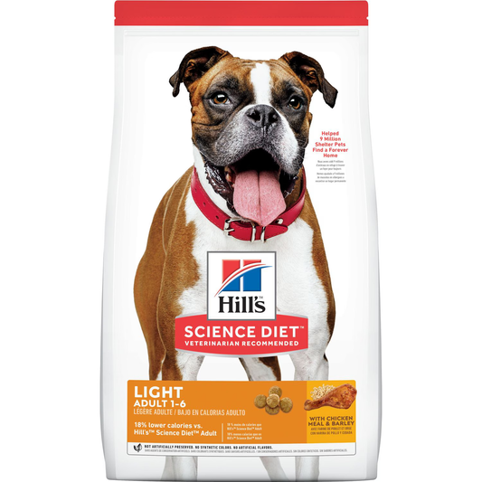 Alimento Hills Light Adult para Perros Adultos Bajo en Calorias