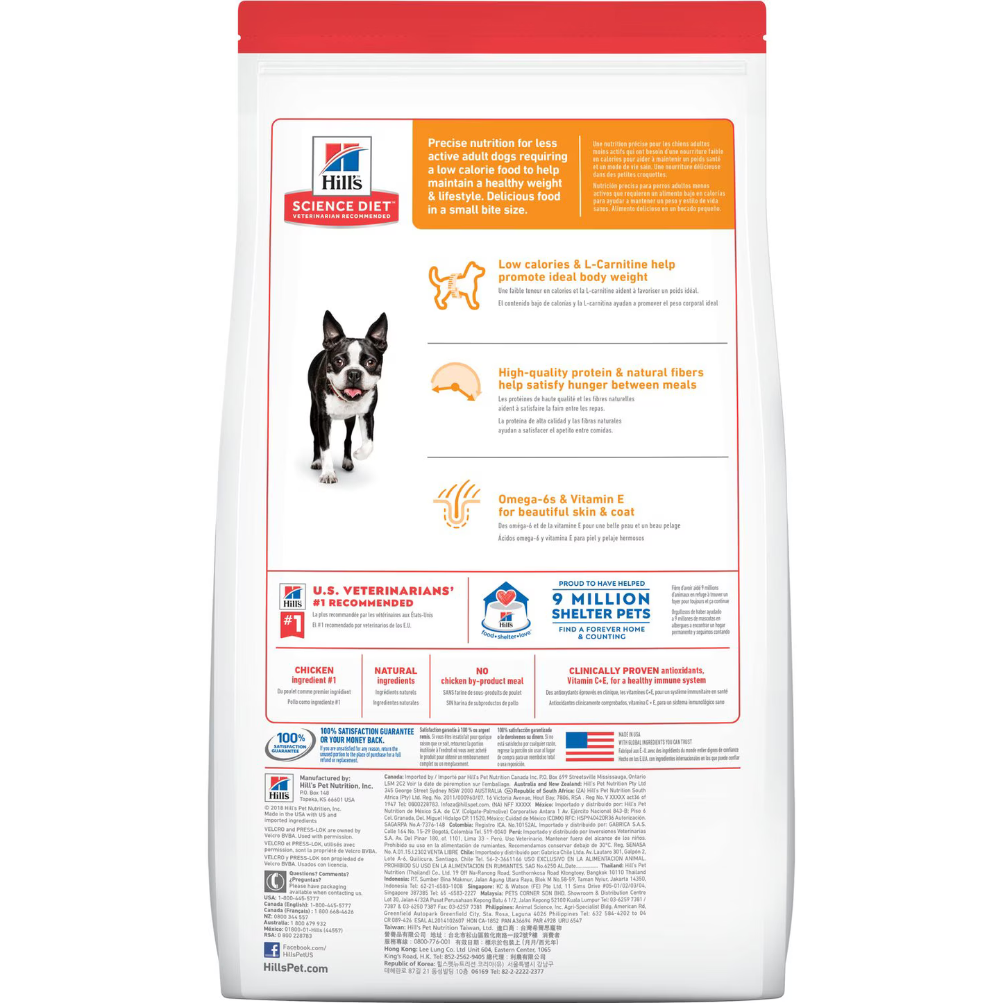 Alimento Hills Adult Light Small Bites para Perros Adultos Bajo en Calorias
