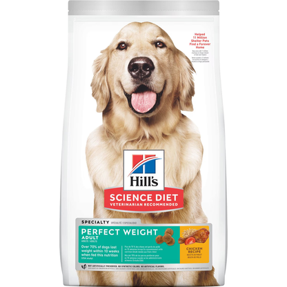 Alimento Hills Perfect Weight para Perro Adulto Control de Peso
