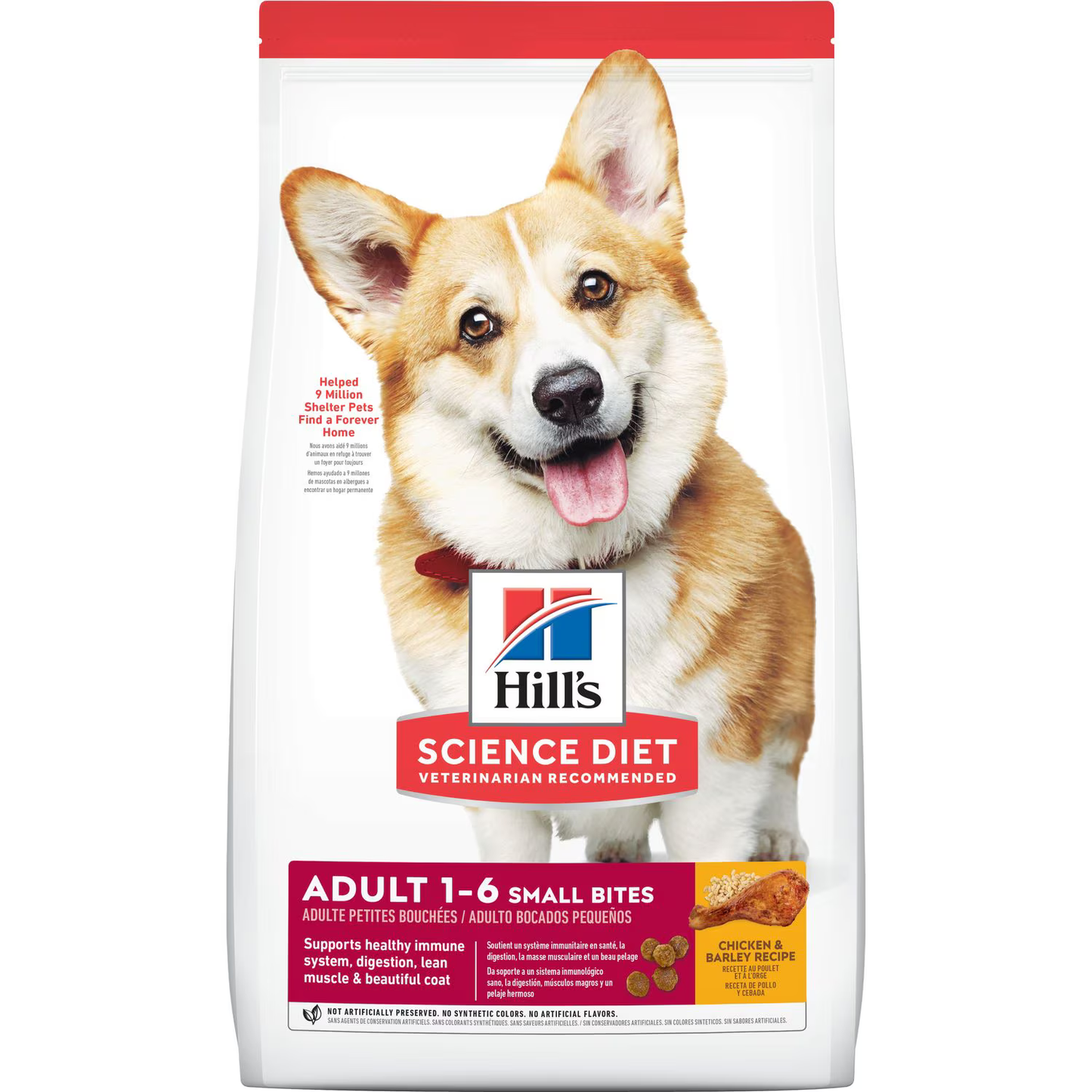 Alimento Hills Adult Small Bites para Perros Adultos Sabor a Pollo