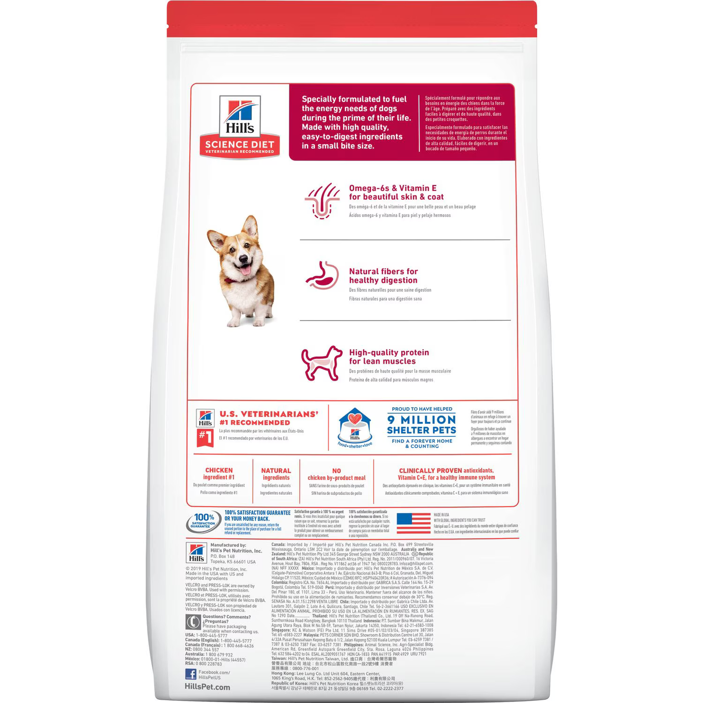Alimento Hills Adult Small Bites para Perros Adultos Sabor a Pollo