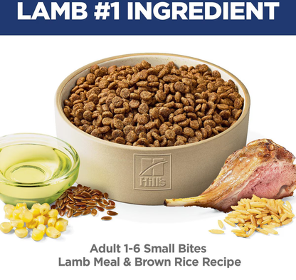 Alimento Hills Adult Small Bites para Perros Adultos Sabor a Cordero y Arroz