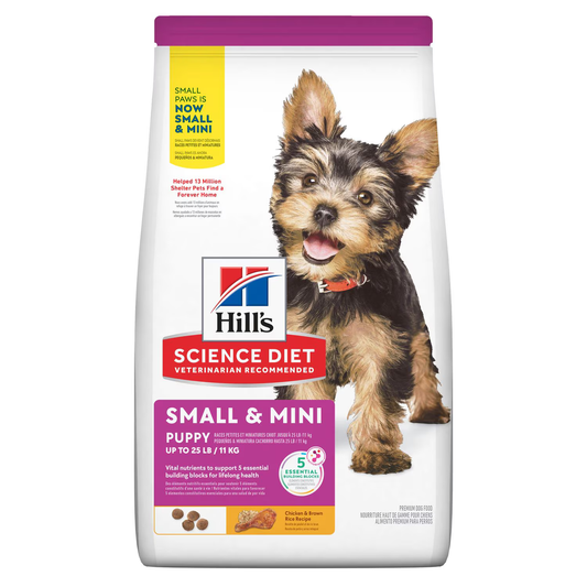 Alimento Hills Small Paws Mini Puppy para Perros Cachorros