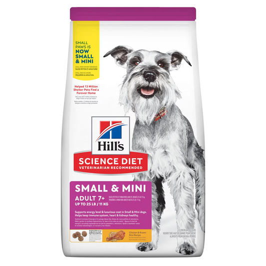 Alimento Hills Small Paws Mini 7+ Para Perros Adultos Senior