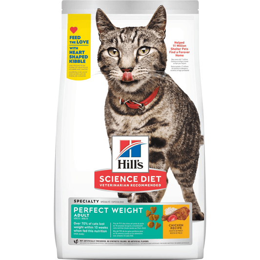 Alimento Hills Perfect Weight Para Gatos Adultos