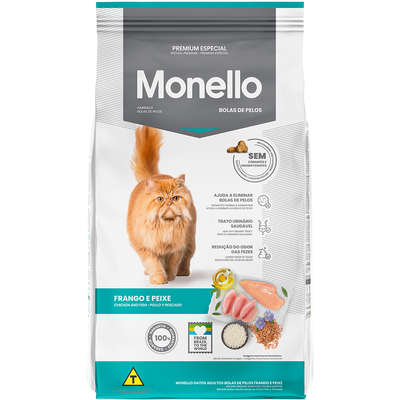 Alimento Monello para Gato Adulto Control Bolas de Pelo