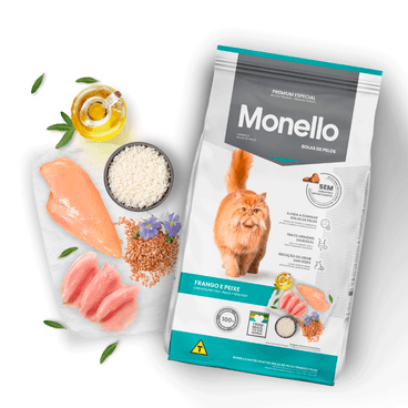 Alimento Monello para Gato Adulto Control Bolas de Pelo