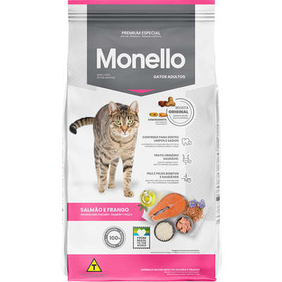 Alimento Monello para Gato Adulto Salmon