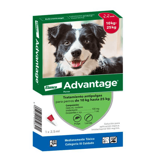 Medicamento Antipulgas Advantage para Perros de 10 a 25 Kilos